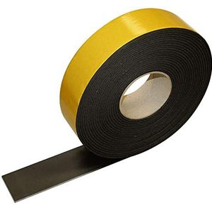 kflex ST rubber isolatie zelfklevende tape plakband: 3 mm x 100 mm x 10 m elastomeerband elastomeertape zwart