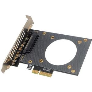 Allowish U.2 SSD Uitbreidingskaart U.2 SFF-8639 naar PCIE X4 Uitbreidingskaart U2 PCIe3.0 X4 U.2 Riser Card
