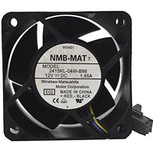 NMB 6CM 2415KL-04W-B86 DC12V 1.65A 4line PWM temperature control large air volume chassis fan