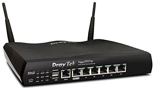 Draytek - Vigor 2927ac - Router - Zwart - Dual-Band - Gigabit Ethernet