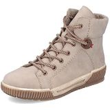 Rieker DAMES Sneakers N0730, Vrouwen Lage Sneaker,verwisselbaar voetbed,lage schoen,straatschoenen,vrije tijd,sportief,Beige (beige / 64),39 EU / 6 UK