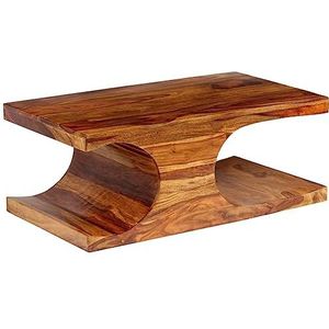 Prolenta Premium - Salontafel van massief hout Sheesham 90 x 50 x 35 cm