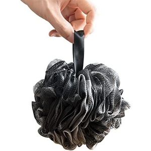 JINGYAN Gootsteenafvoerstopper Soft Shower Mesh Foaming Sponge Exfoliating Scrubber Black Bath Bubble Ball Body Skin Cleaner Cleaning Tool Badkameraccessoires