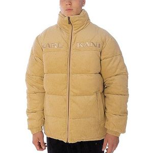 Karl Kani Retro Corduroy puffer jas heren winterjas zand, zand, L