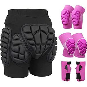 3D Padded Protection Hip EVA Short Pants Protective Gear For Kids & Adults Skating Riding Roller S-3XL Unisex Protector Pad (Color : C2, Size : XXL)