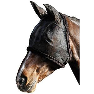 Harry's Horse Vliegenmasker met oren zwart XL Zwart