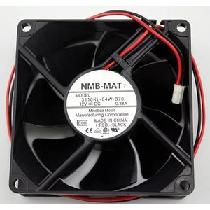 3110KL-04W-B70 NMB inverter fan 8025 DC12V UPS 2-wire power supply fan