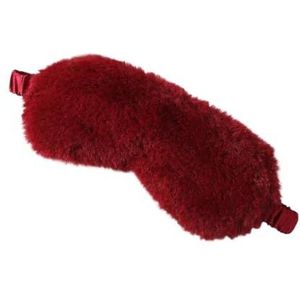 Cmis Kbei Slaapblinddoek Zachte Pluche Oogmaskers Leuke Liefde Wolk Oogbedekking Pluche Masker Eyepatch Nap Gezondheid Oogbedekking Slaapmasker (Rood)
