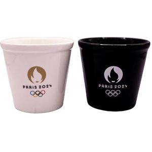 PARIS 2024 2 x koffiemok espresso 12 cl - JO officiële collectie Olympische Spelen en Paralympics
