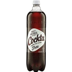 Cockta Legendarische smaak met het beste kruidenextract Frisdrank Nieuw op de markt Non-alcohol Market Pantry Drink Sloveens genot voor uw legendarische momenten Nieuwe drank Perfect voor elke gelegenheid (Zonder suiker, 1,5 l) - 4 blikjes