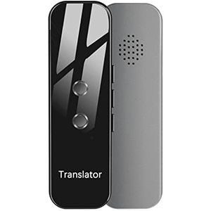Tityvirnix Draagbare Smart Instant Real Time Voice Translator 72 Talen Grijs