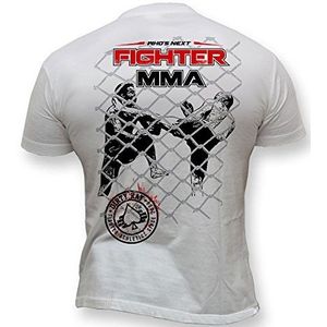 Dirty Ray Vechtsporten MMA Fighter T-shirt met korte mouwen voor heren K62 (L)