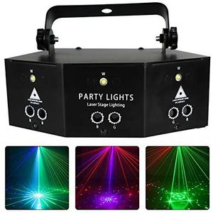 Futchoy 9-Eyes LED RGB licht DJ projector disco podiumverlichting lichteffect DMX effectspot party bar verjaardag
