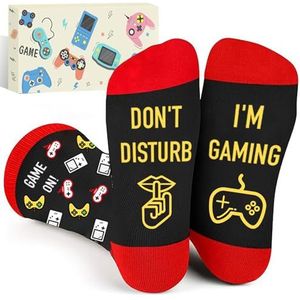 Nieuwigheidcadeaus voor mannen Grappige sokken, Gamer-kousvullers voor tienerjongens Kerstmis Kousvullers Cadeau-ideeën voor mannen Verjaardag