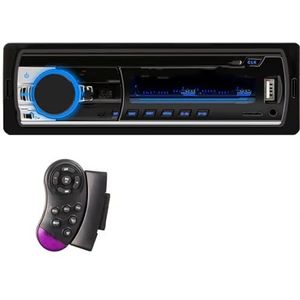 Achtercamera Autoradio 1 Din MP3-speler FM-audiomuziek USB SD Digitaal Bluetooth Met In-dash-slot AUX-ingang(B)