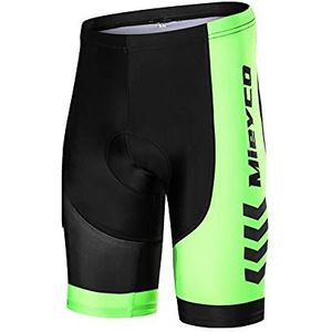 Fietsshorts, gewatteerde shorts, heren fietsbroek fietsbroek heren zomer gel pad fiets panty MTB vochtafvoerende fiets kort (kleur: 5, maat: L)