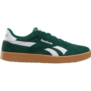 Reebok Unisex Smash Edge Sneaker, donkergroen/wit/kauwgom, 6 UK, Donkergroen Witte Gom, 39 EU