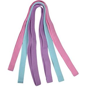 Yogariem, stretchriem, hoge elastische band Yoga stretchriem 3 kleuren elastische veilige fitnessweerstandsband for pull-ups squats 6,5 ft