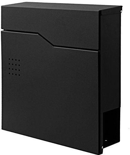 Mendler - HWC-B30 - Brievenbus - Zwart - Wandmontage met Krantenvak