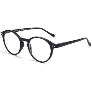 ZENOTTIC Blauw Licht blokkerende Bril, Anti-Duizelige Lens, Voor Dames en Heren, Lichtgewicht Rond Frame, Retro