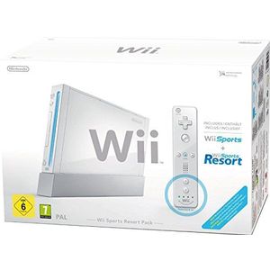 Console Nintendo Wii Blanche + Wii Sports + Wii Sports Resort + 1 Wii Motion Plus Blanche + 1 Nunchuk Blanc