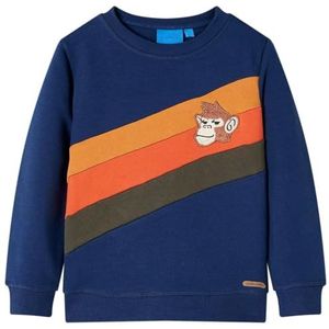 Kindertrui 128 Marineblauw, Trui Voor Kinderen, Katoenen Sweater