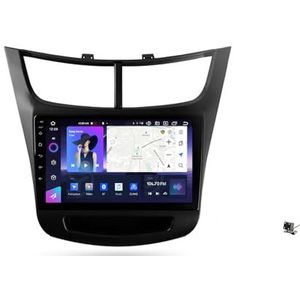 ZWCLSH Android 13 Dubbele Din Autoradio met Draadloze Carplay & Android Auto, Bluetooth 5.0, DSP, 9"" QLED Touchscreen Compatibel met Chevrolet Sail 2015-2018, Backup Camera, SWC AM/FM Auto Stereo, 7NF