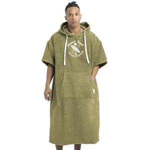 HOMELEVEL - Badponcho - 100% Katoen - Strandponcho - Met Geborduurd Design