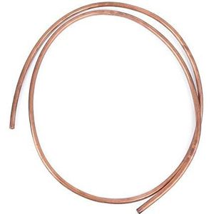 Belissy 2m C1100 T2 Copper Tube Pipe Soft Coil Tubing for Air Conditioner Koelkast OD 10mm / ID 8mm