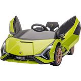HOMCOM - Lamborghini - Elektrische Auto - Groen - 3-5 km/u - Afstandsbediening