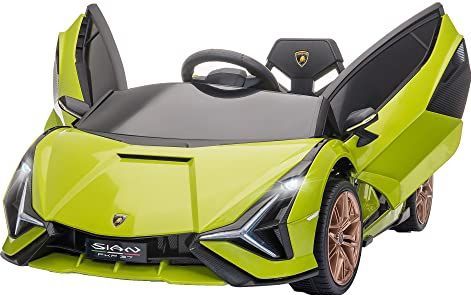HOMCOM - Lamborghini - Elektrische Auto - Groen - 3-5 km/u - Afstandsbediening