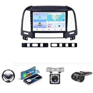 Android 13 Multimedia Stereo Video Speler Voor Hyundai Santa Fe 2 2005-2012 Ondersteunt Car-play Android Auto/Bluetooth/FM AM RDS DAB+ Radio/Stuurbediening(NF-1 4Core 1+32G)