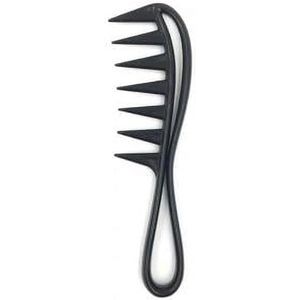 Zwarte Grote Tand Ontwarren Kam Shampoo Brede Tanden Kam Kapsalon Shampoo Kam Onbreekbare Styling Gereedschap En Apparaten