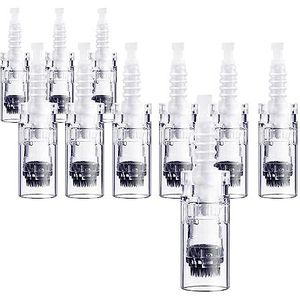 Snadi - Cartridge met 42 Naalden voor Dermapen M5 M7 N2 en E30 | Verpakking van 10 | Alleen Compatibel met Dr. Pen | Chirurgische Stalen Naald | Voor Herstel van Haar en Huid, Verbeter Littekens