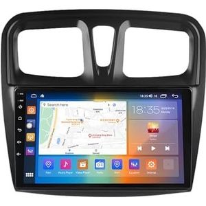 Android 13.0 Radio 2 Din Auto Stereo 9"" Touchscreen Autoradio Voor Renault Logan 2014-2019 met Bluetooth/wifi/GPS Navigatie/FM Radio/Stuurwielbediening/AHD Omgekeerd Beeld (Size : M700S(8G+128G))