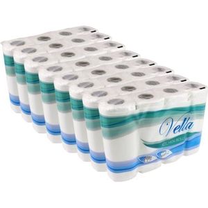 Enpack Vella - Keukenrollen - 25,6 x 22,4 cm - 2-laags - Absorberend - 64 Keukendoeken per Rol