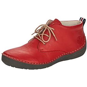 Rieker Dames 52522 enkellaarzen, Rood 33, 41 EU