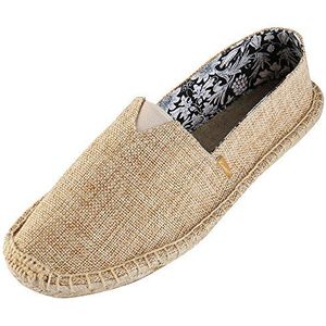 Kentti Canvas Klassiek Slip On Plat Espadrilles Heren Beige 41 EU