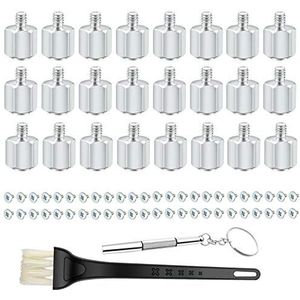 Boloest PC Moederbord Schroef Kit M.2 Standoff en schroef,M.2 SSD Montage Schroef Set voor ASUS Moederbord (met schroevendraaier en reinigingsborstel)