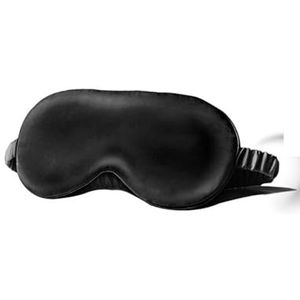 Zijden oogmasker om te slapen vrouwen natuurlijke zijde slapen oogmasker schaduw zacht slaapmasker ooglapje ademend oogmasker slaapverband op ogen om te slapen (zwart)