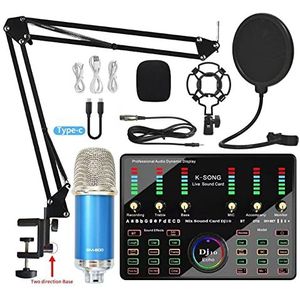 BM900 Microfoon Microfoon Home Outdoor Karaoke Nieuwe multifunctioneel DJ10 Mixer Live -apparatuur Voor DJ-opnamestudio (Size : 4)