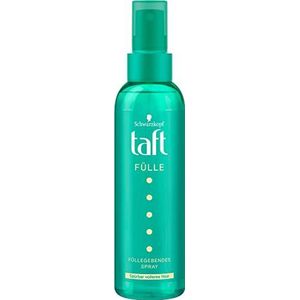 Taft Vulgevende spray (150 ml), stylingspray voor merkbaar voller haar en rijke textuur, verdikkingsspray tot 48 uur vulgevoel