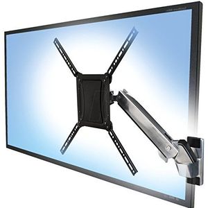 Ergotron Interactieve arm HD - wandhouder voor LCD-scherm - aluminium - gepolijst aluminium - schermgrootte: tot 139,7 cm (tot 55 inch) - montage-snijpunt: 200 x 100 mm