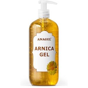 ANAGEL Arnica Gel 500ml - Kalmerende en revitaliserende huidgel met lavendel - niet-plakkerige, gemakkelijk geabsorbeerde formule voor dagelijks gebruik