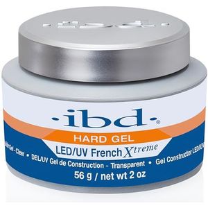 IBD Hard Gel - LED/UV French Xtreme Clear, 56 g - MADE IN USA - Hoogwaardige opbouwgel voor gelnagels