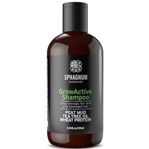 Haar Groei Shampoo Voor Vrouwen - 100% Natuurlijke Sulfaatvrije Behandeling met Helende Veenmodder voor Dun en Beschadigd Haar - Arganolie met Aloë Vera en Biotine om Haaruitval en Roos te Voorkomen