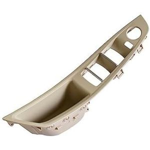 Handgrepen Het Interieur Auto Binnendeurgreep Voor BMW 5-serie F10 F11 LHD in rood, bruin, beige, zwart(‎Beige White-lhd)