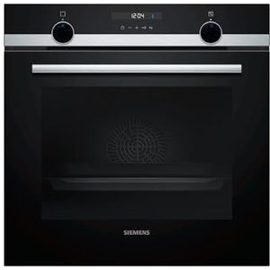 SIEMENS HB517ABS0 iQ500 EEK: Een ingebouwde oven, 60 cm breed, 71 liter, CookControl10, 3D-hetelucht, roestvrij staal