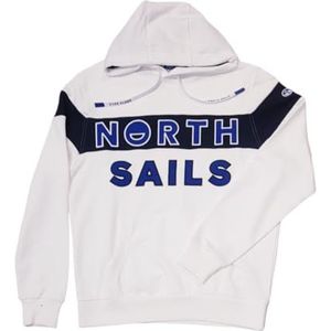 NORTH SAILS Sweatshirt met capuchon 6912500000101 Maat S met wit, Wit, XL