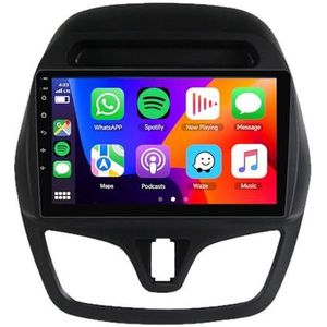 8-Core [4G 64G] Android 14 Autoradio Navi voor C-hevrolet Spark Beat (2015-2019) 9-inch scherm 2 DIN-radio met draadloze Carplay Android Auto GPS Navigatie FM RDS Bluetooth SWC DSP MIC Camera,M500s